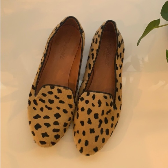madewell cheetah loafers